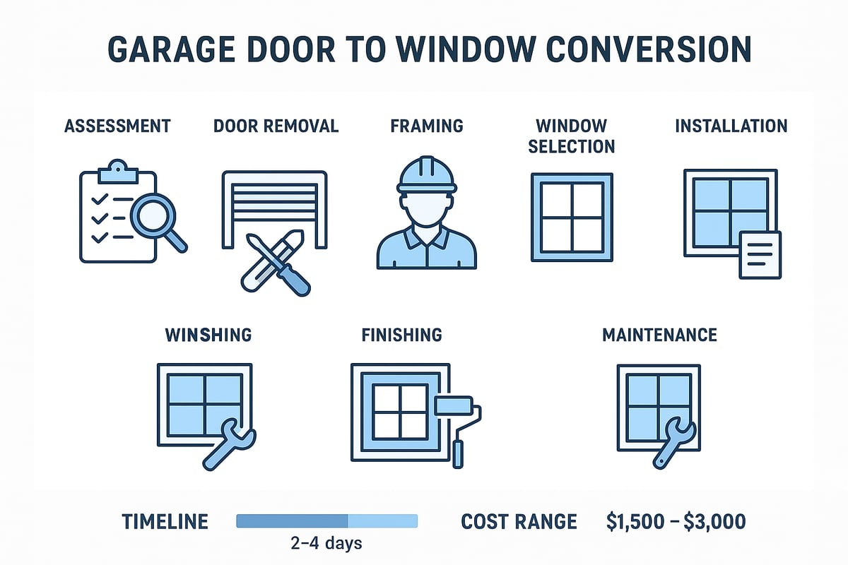 Step-by-Step Guide: How to Convert a Garage Door to Windows