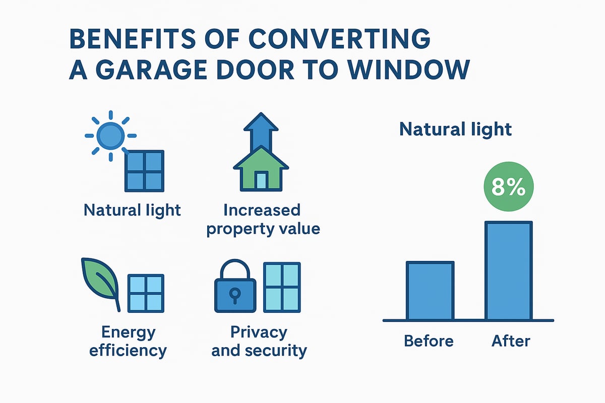 Why Convert Your Garage Door to Windows?