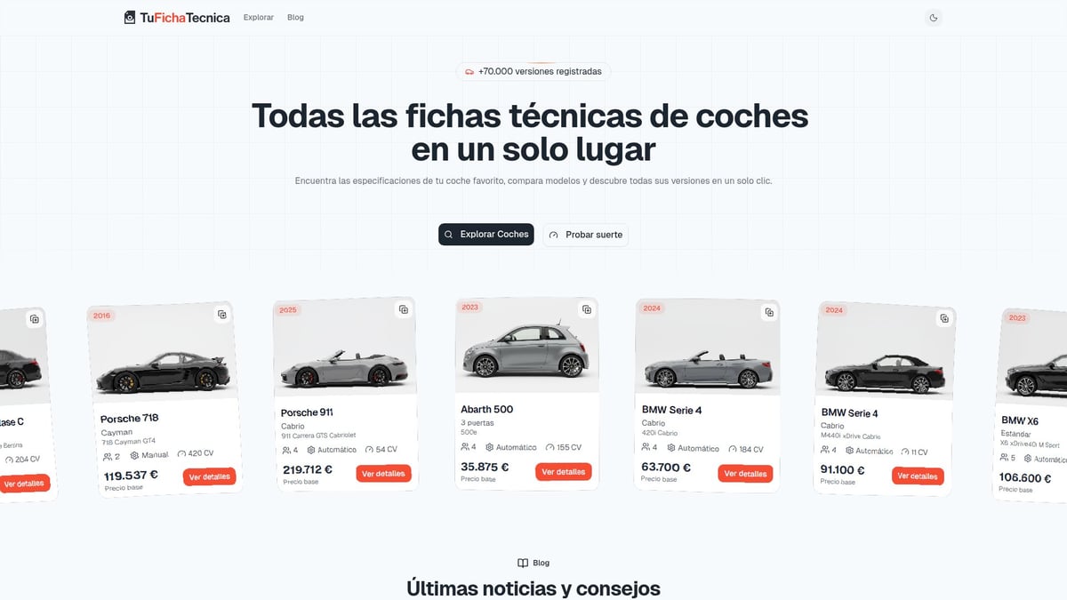 7 Coches Híbridos Enchufables Destacados para 2025 - TuFichaTecnica: Encuentra y compara especificaciones de híbridos enchufables