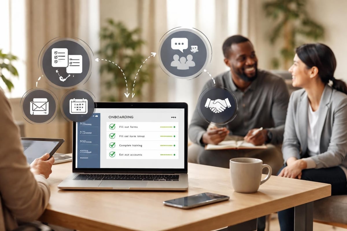 Hybrid onboarding model
