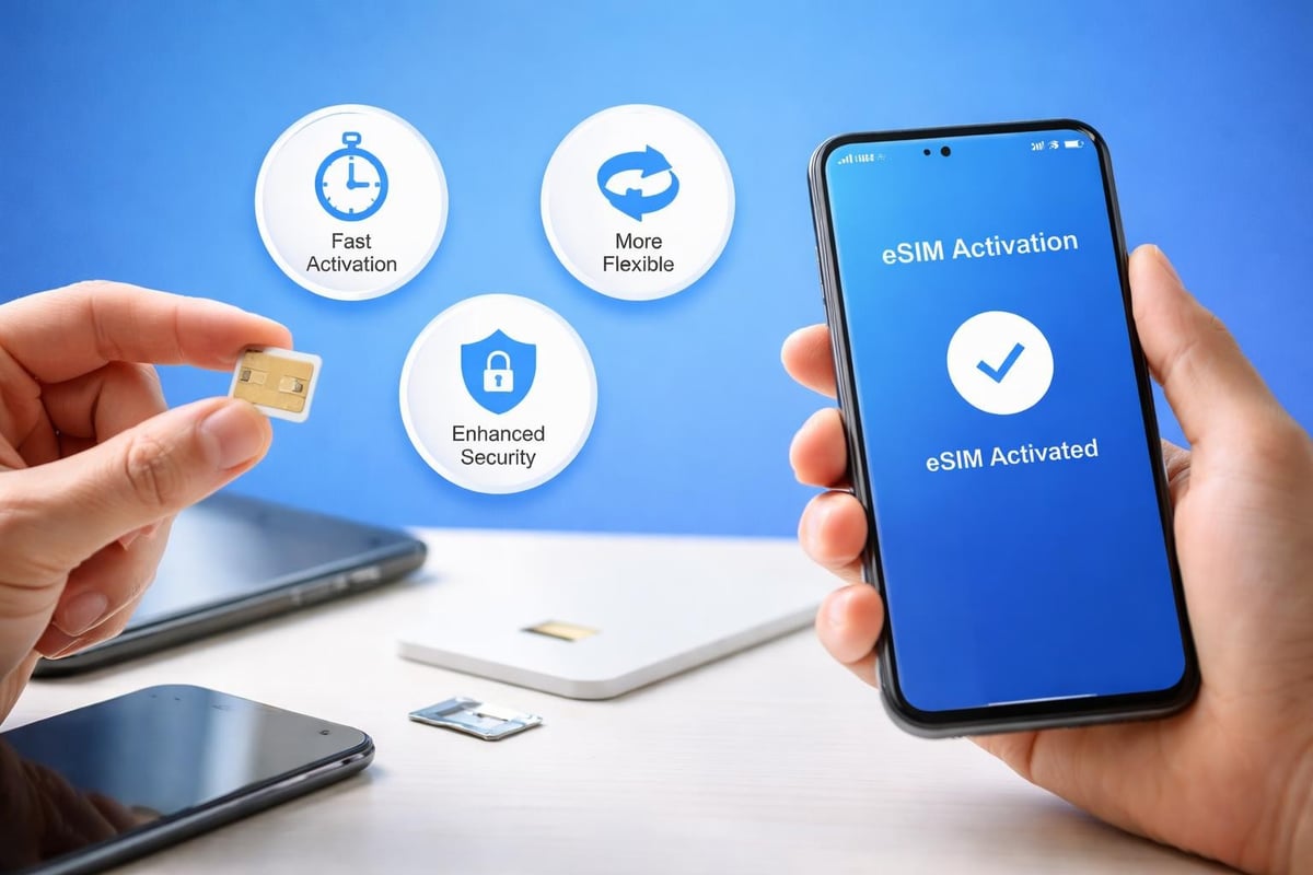 ESIM vs physical SIM comparison