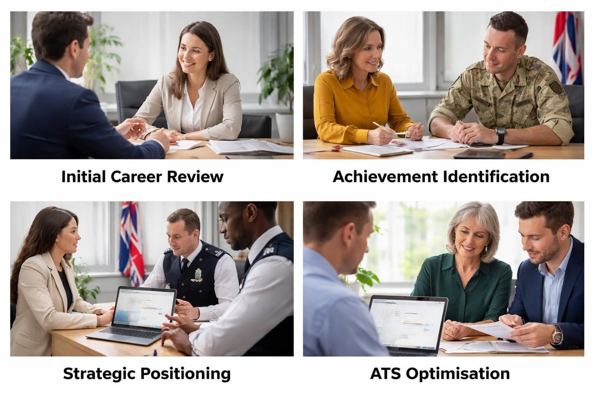 Professional CV writing process