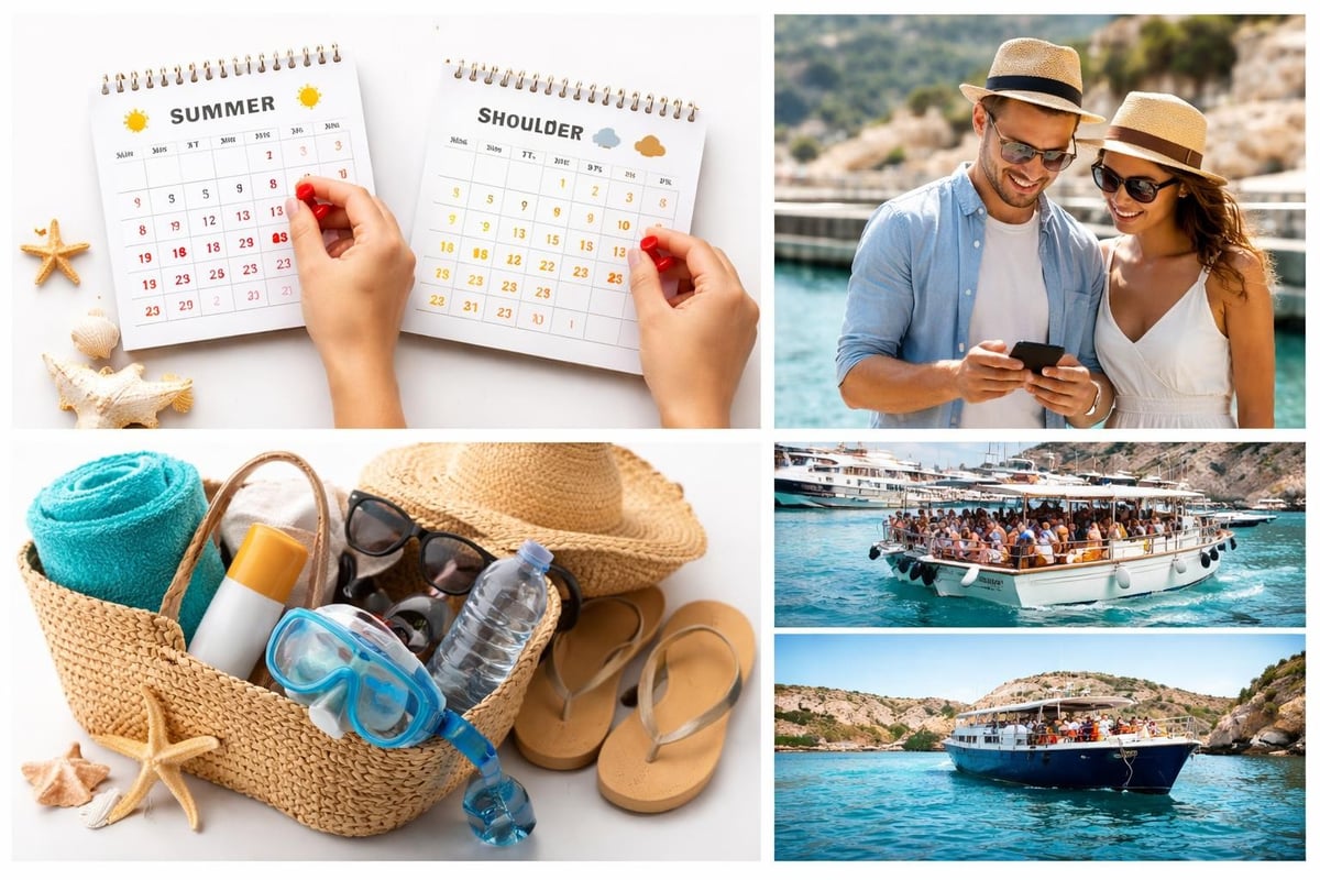 Malta boat trip preparation