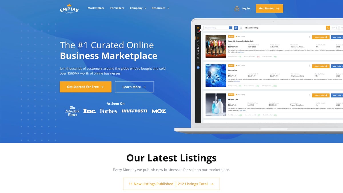 9 Best Websites to Sell Your Business in 2026 - Empire Flippers