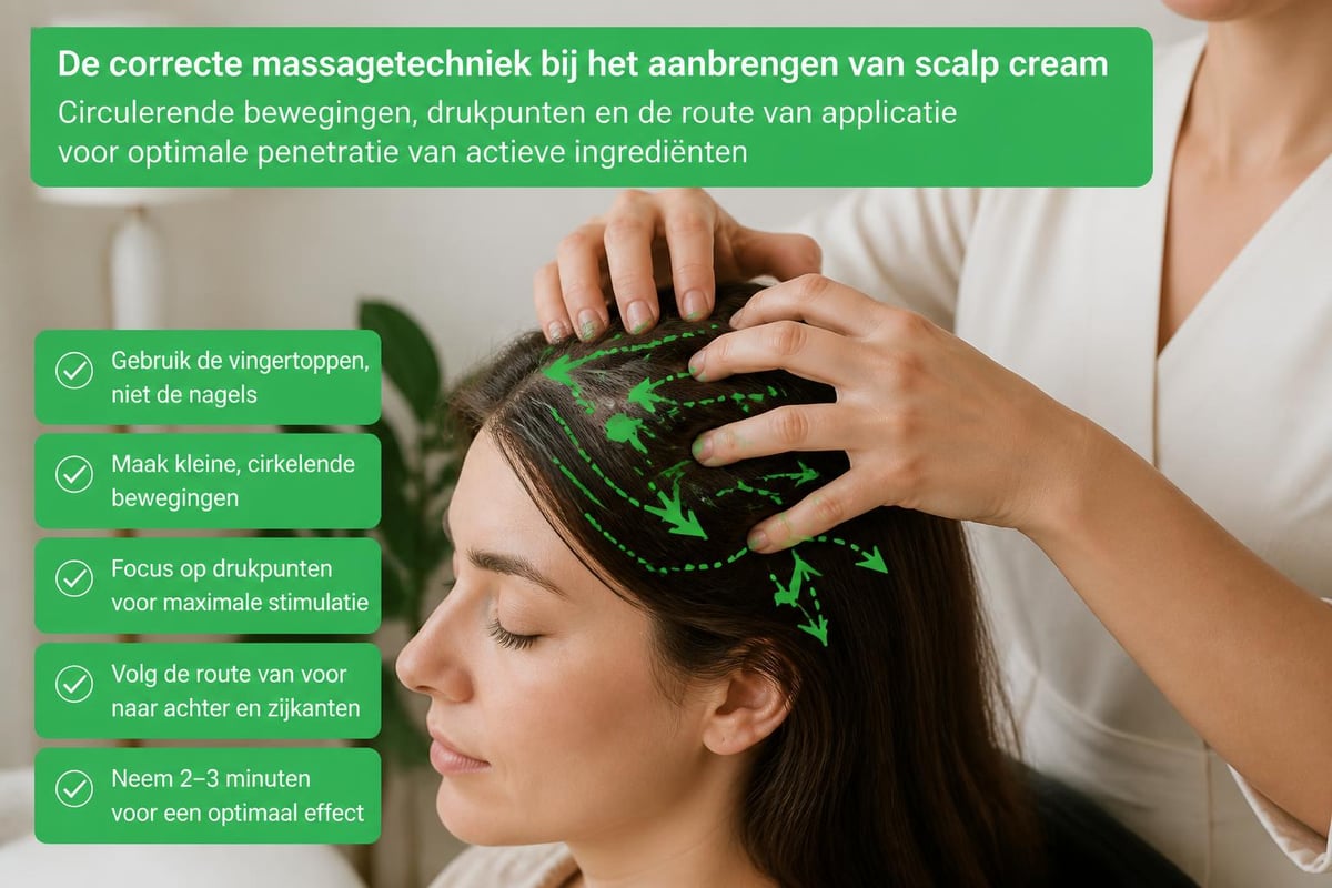 Hoofdhuidmassage techniek