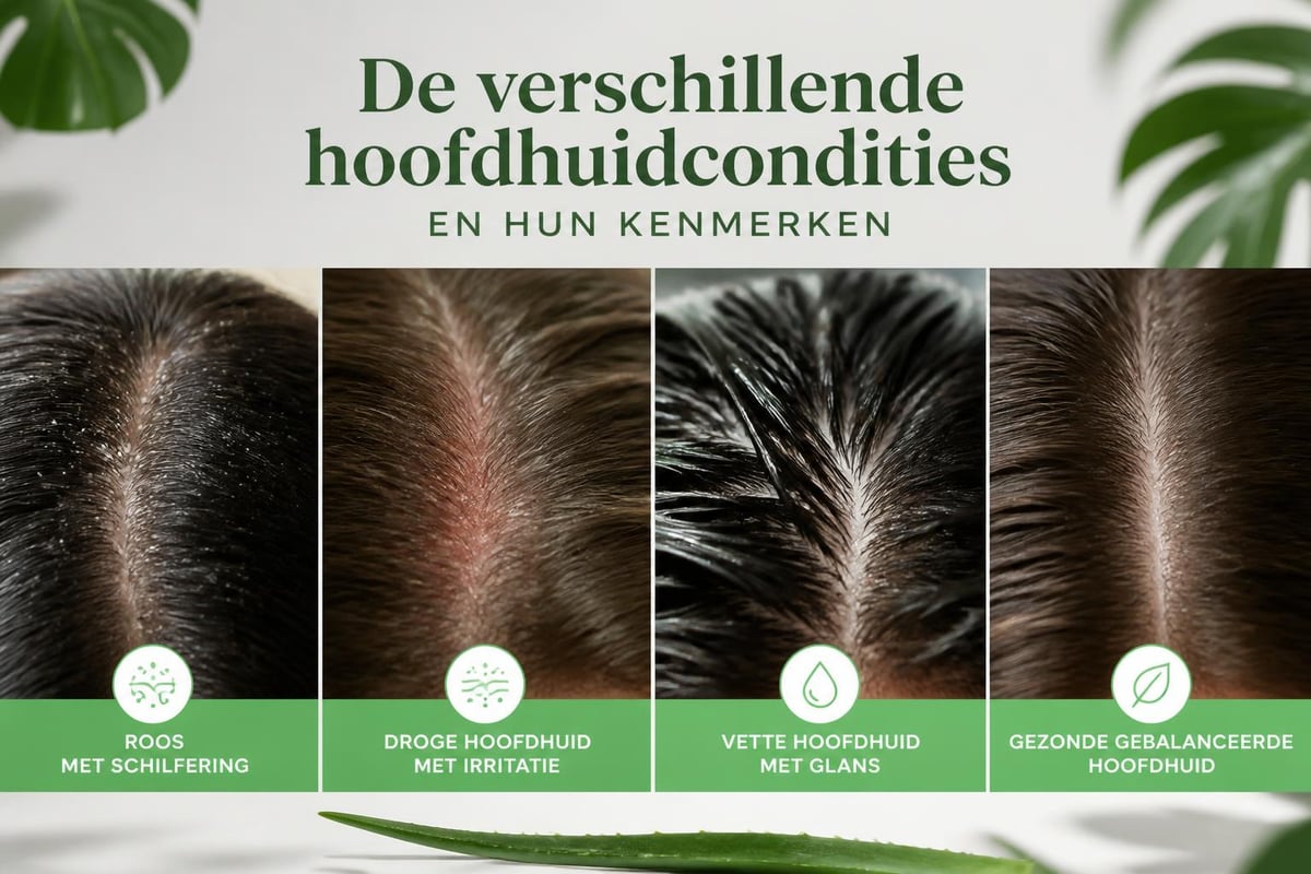 Hoofdhuid condities vergelijking