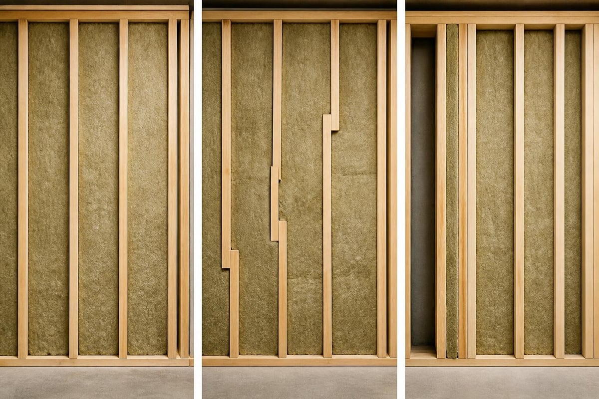 Wall construction acoustic comparison