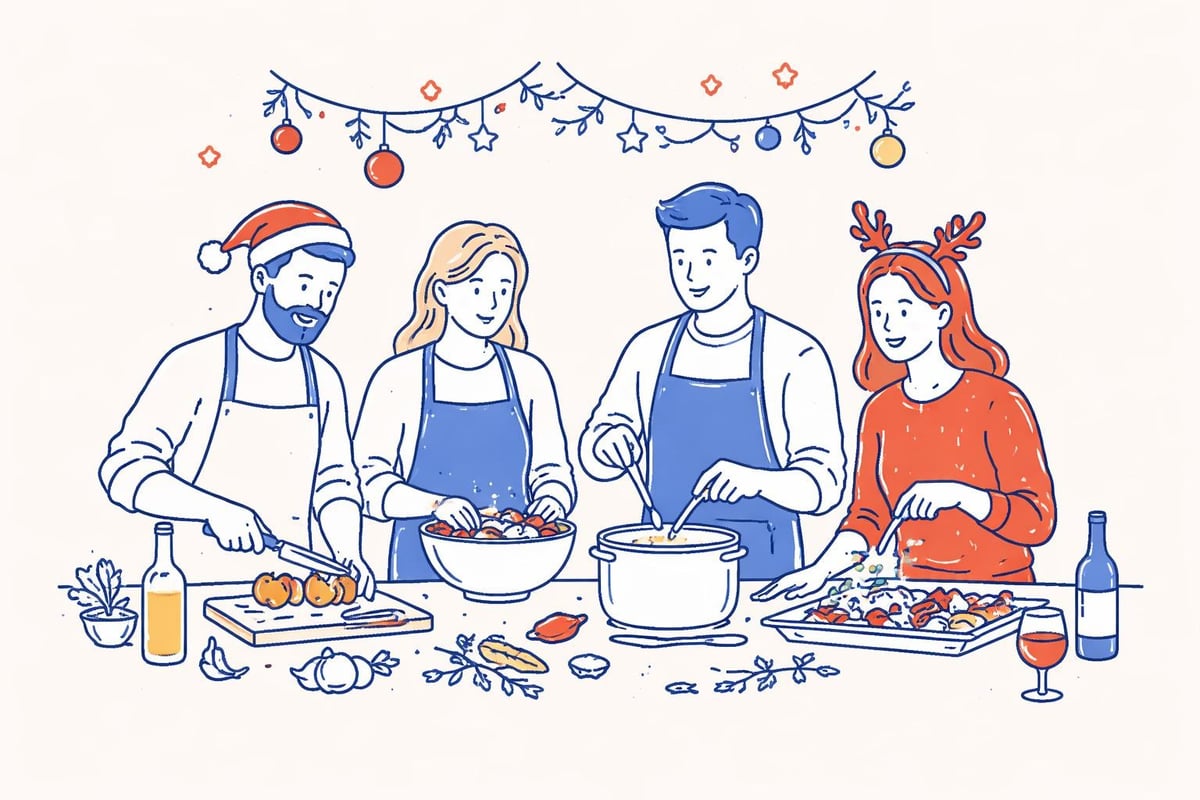 Team-Kommunikation beim Kochen