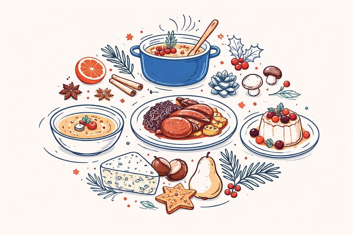 Menüplanung für Weihnachtsfeier