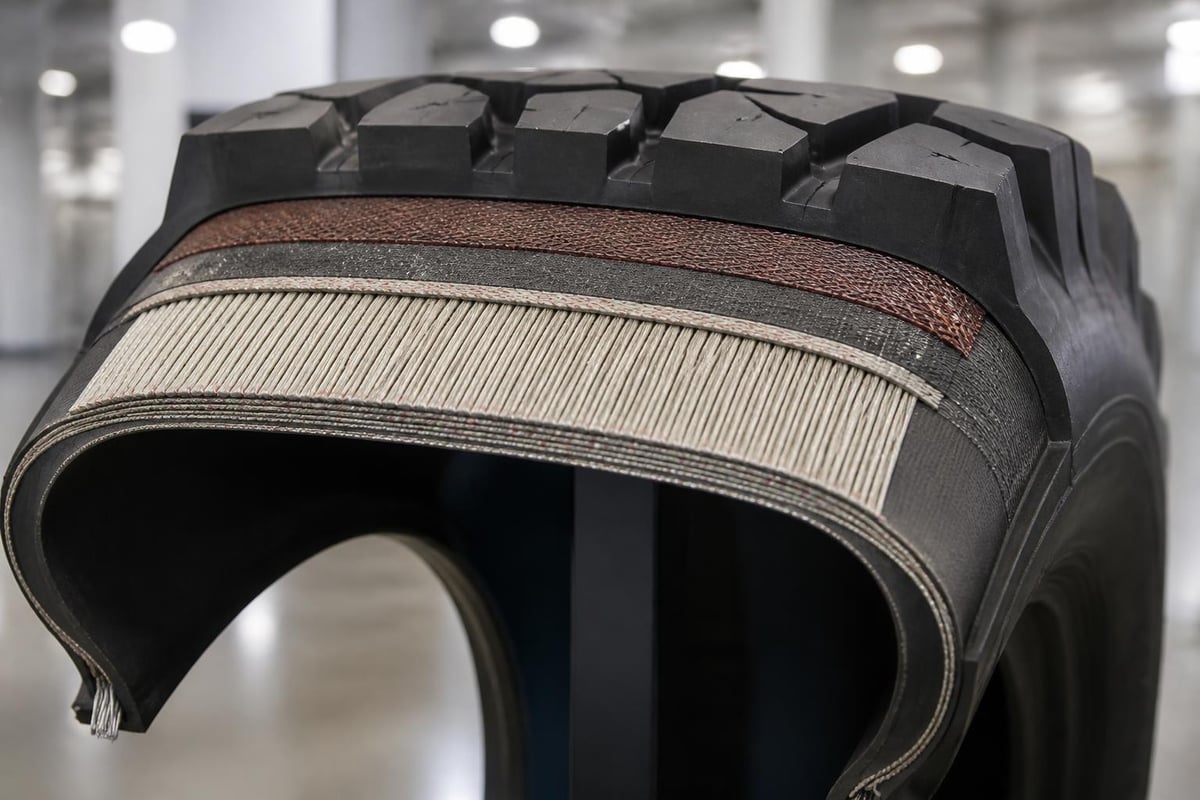 Radial Construction Tire: Technology & Benefits Guide 2 Radial tire internal structure