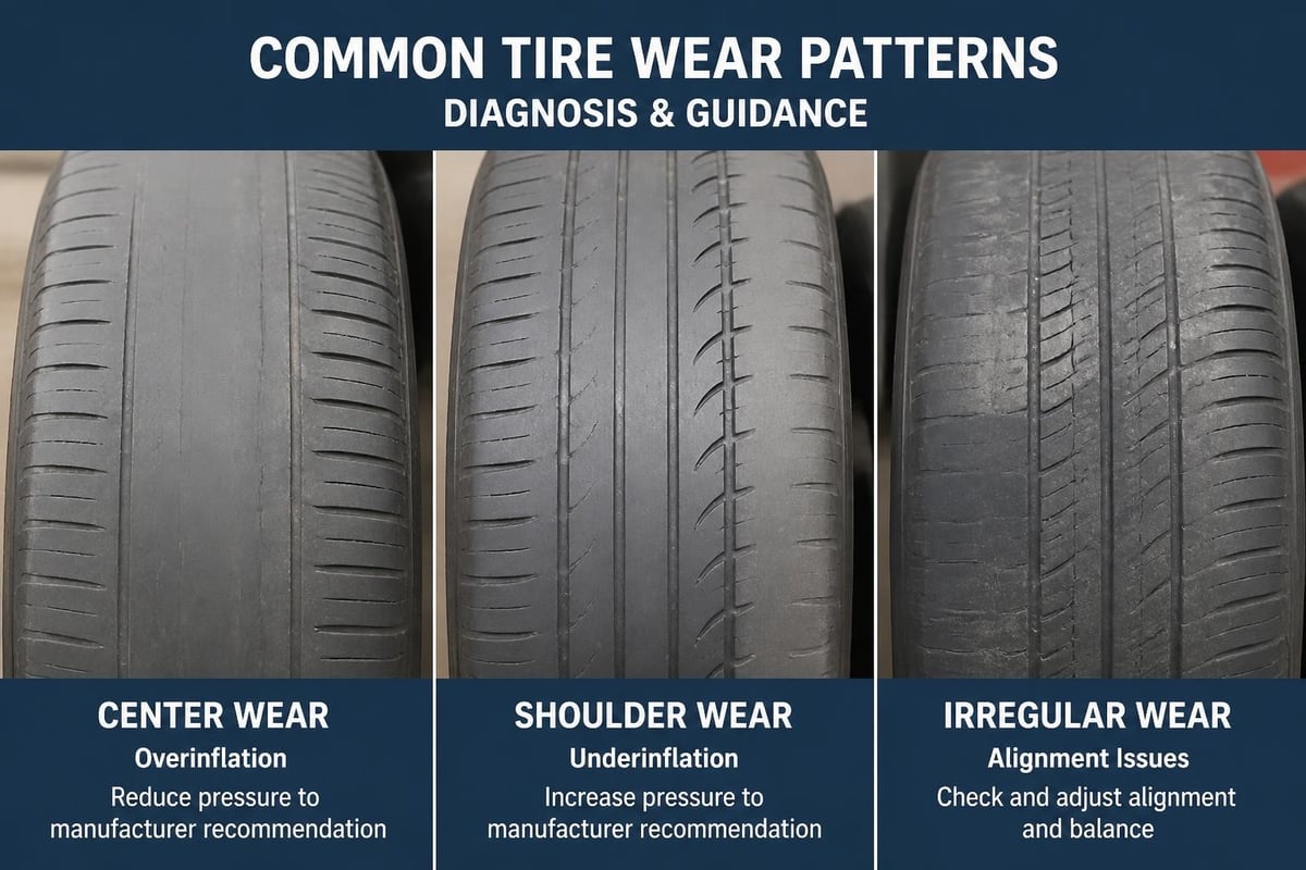 Radial Construction Tire: Technology & Benefits Guide 5 Tire wear patterns