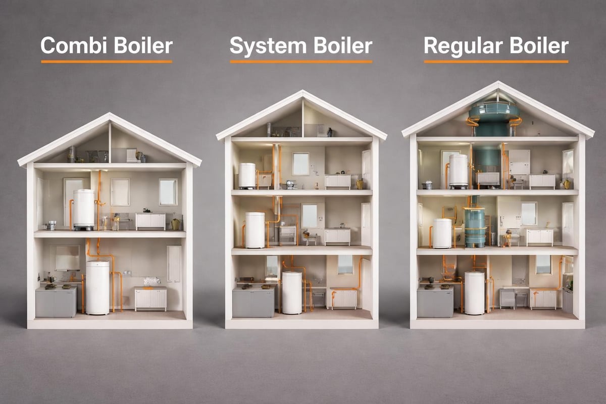 Comparing heating system types