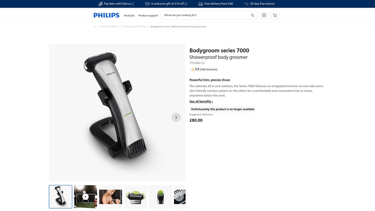 Top 7 Body Trimmer Men Picks for Smooth Grooming 2026 - Philips Bodygroom Series 7000