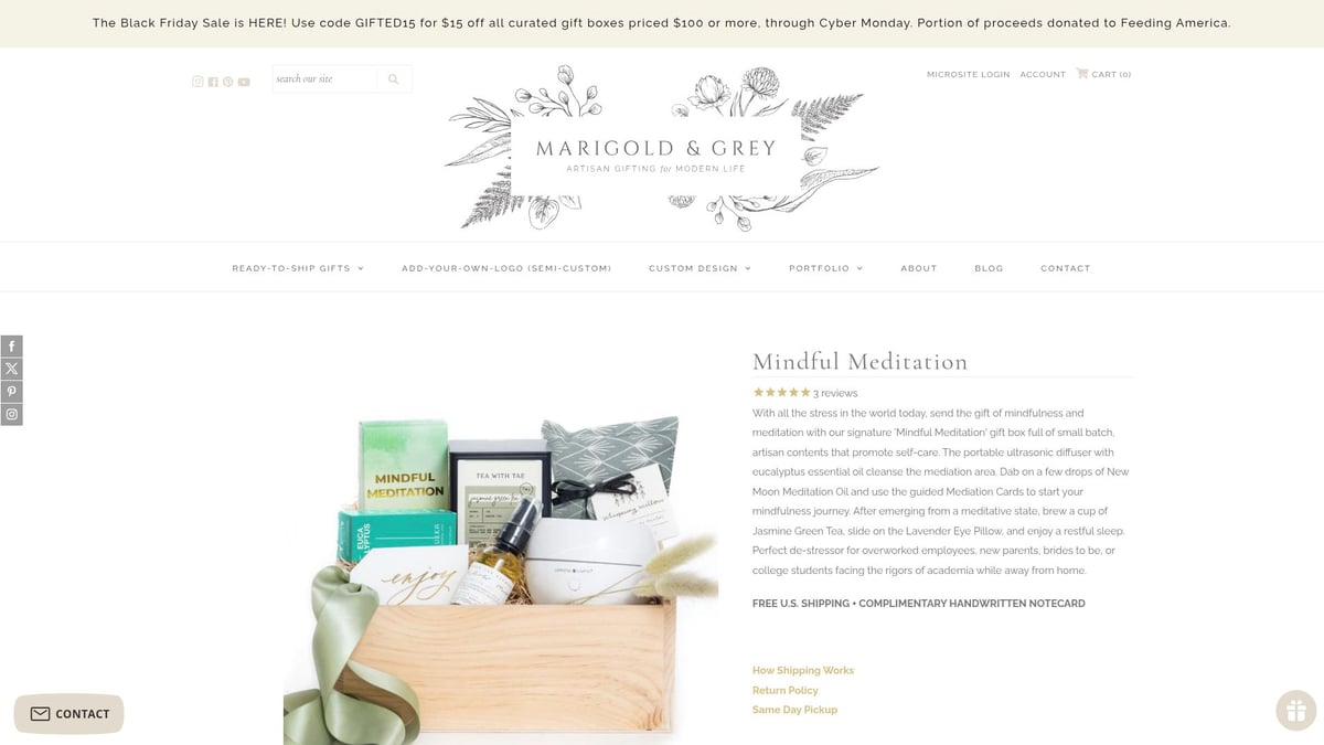 7 Best Self Care Boxes for Ultimate Relaxation in 2025 - Mindful Meditation Box – Marigold & Grey