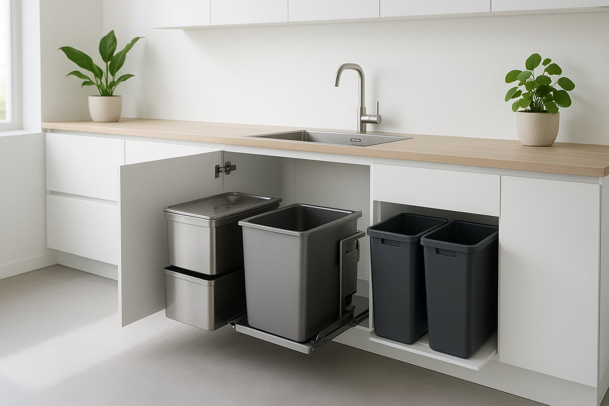 Smarte l&oslash;sninger til affaldssortering i k&oslash;kkenet