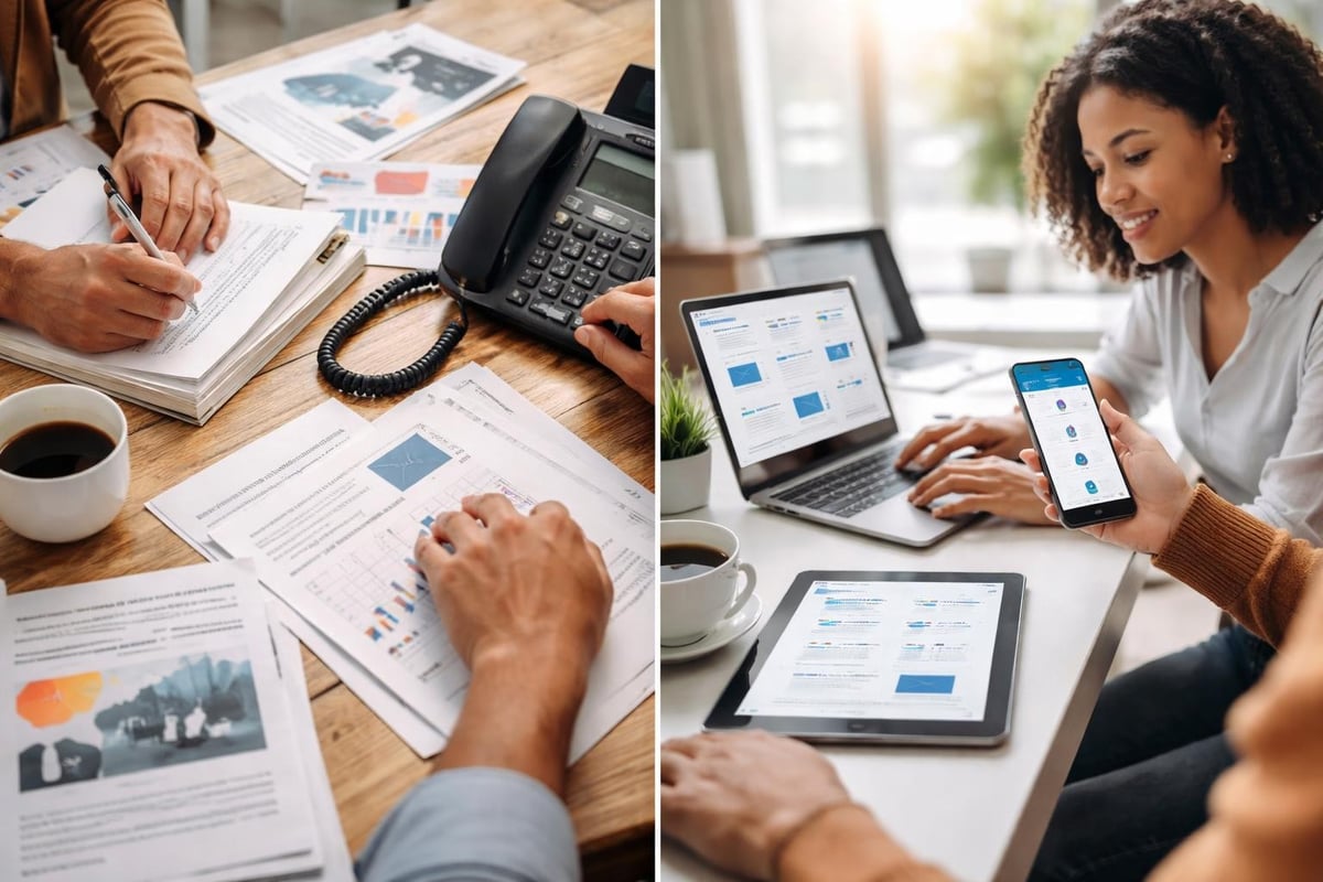 Traditional vs digital business methods