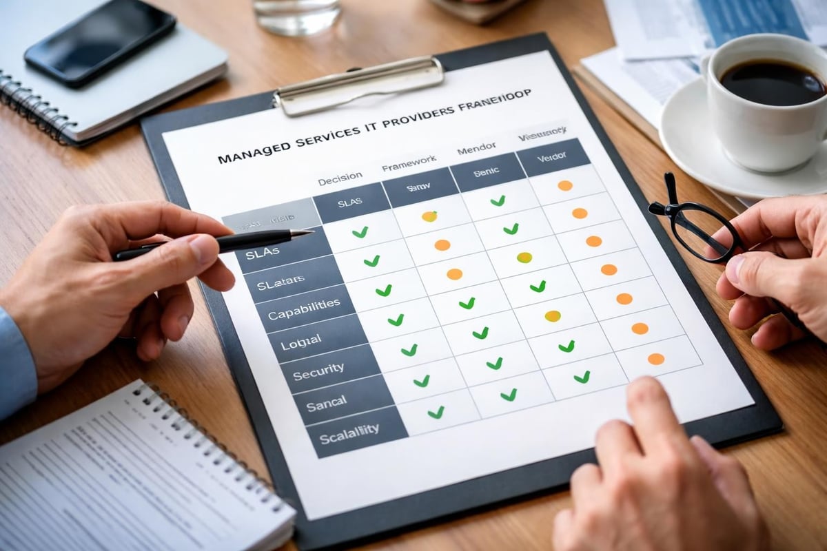 Evaluating managed IT providers