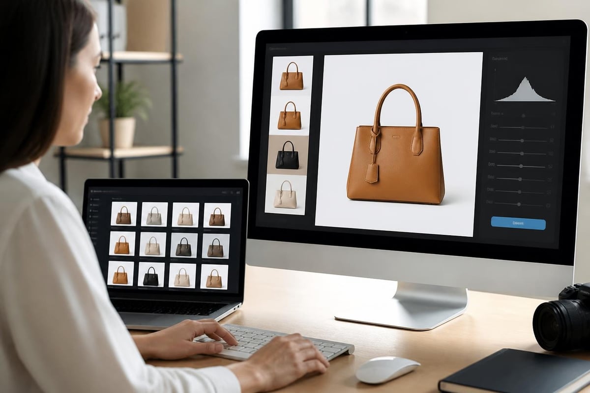 Online photoshopping workflow automation
