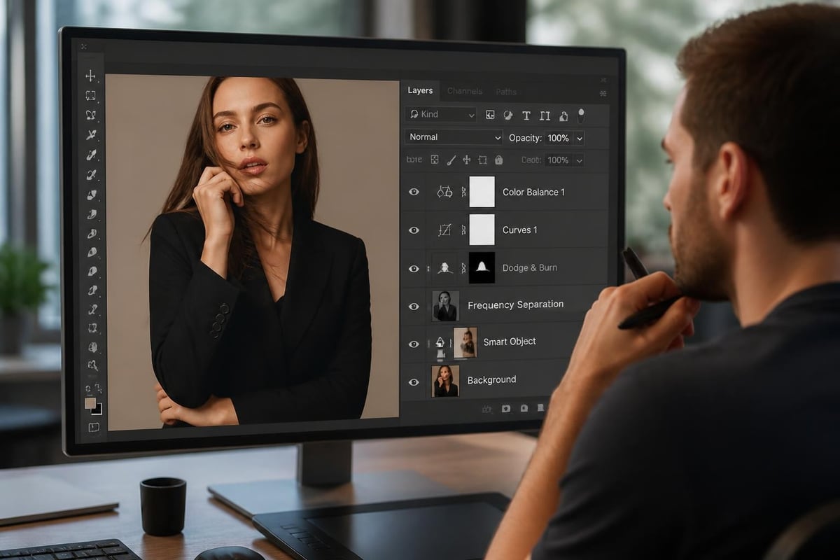 Non-destructive editing layer structure