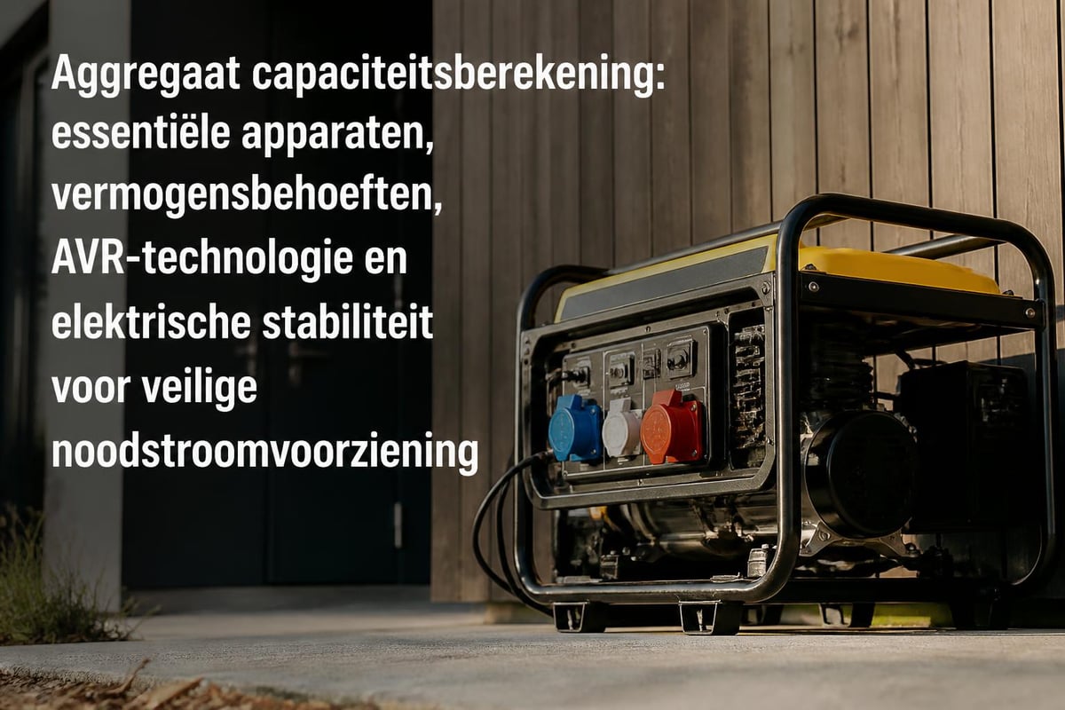 Technische specificaties aggregaat