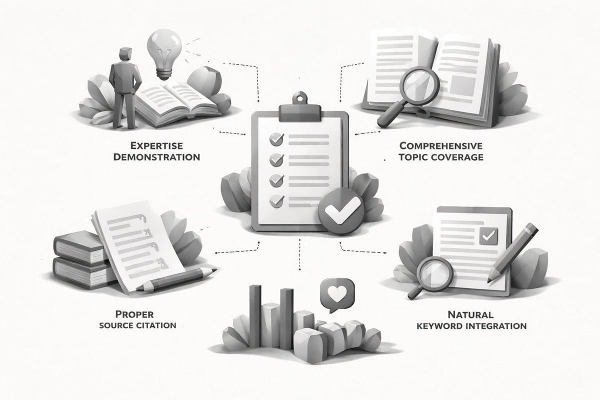 SEO content quality assessment