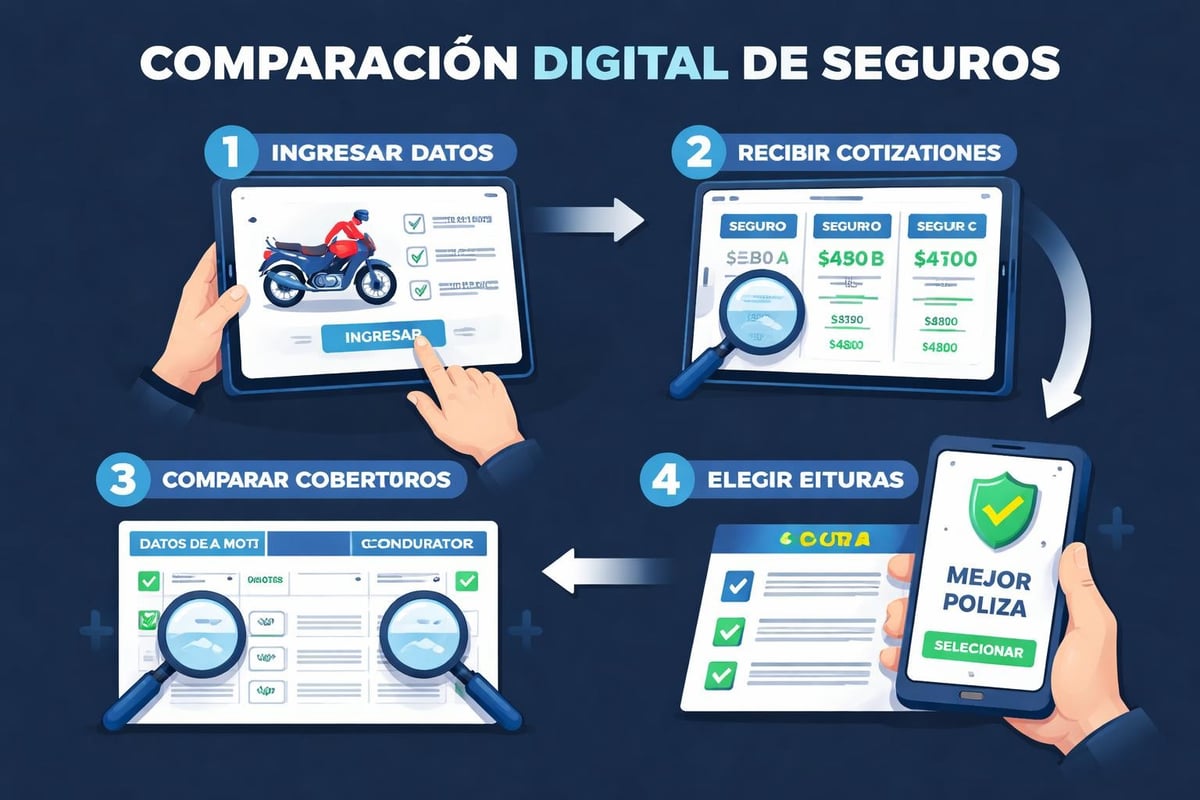 Comparaci&oacute;n de seguros de moto