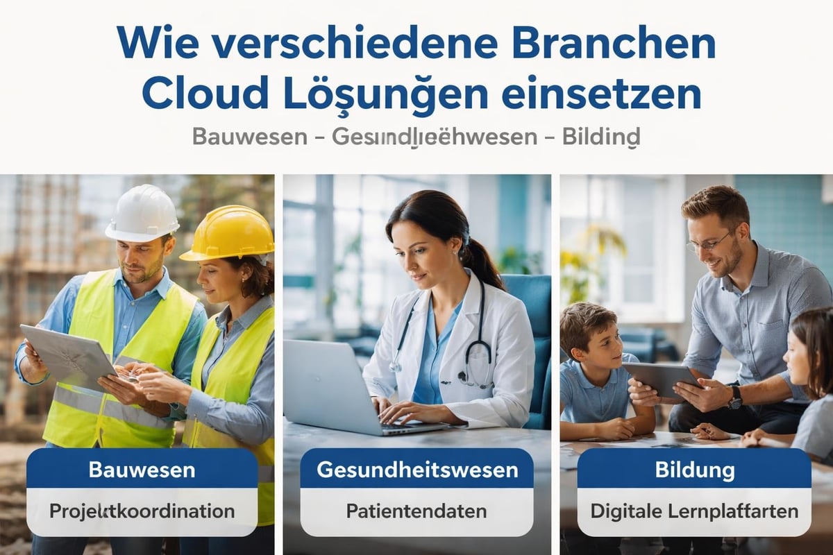 Branchenspezifische Cloud-Nutzung