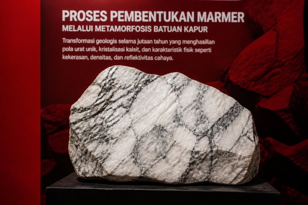 Karakteristik geologis marmer