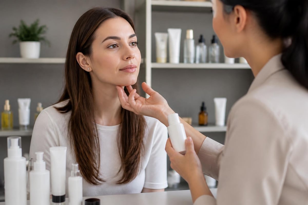 Skin type matching process