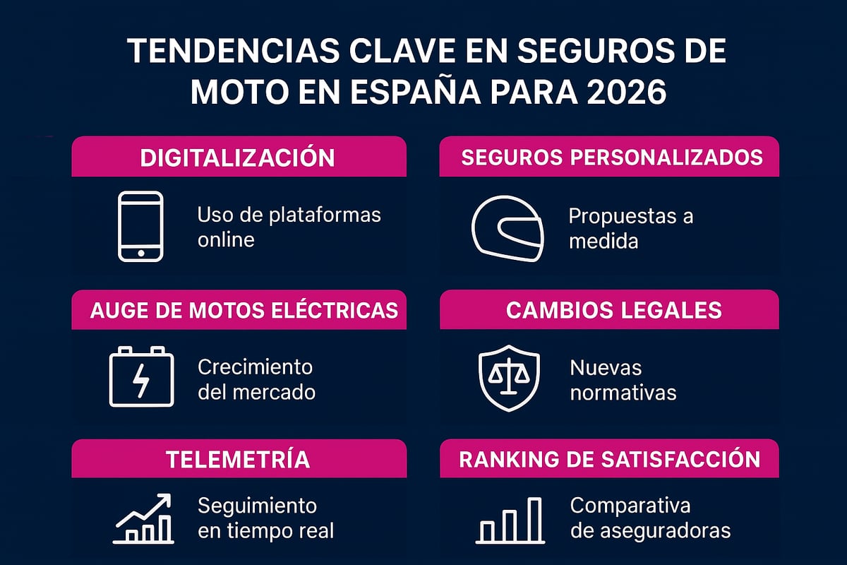 Novedades y tendencias en seguros de moto para 2026