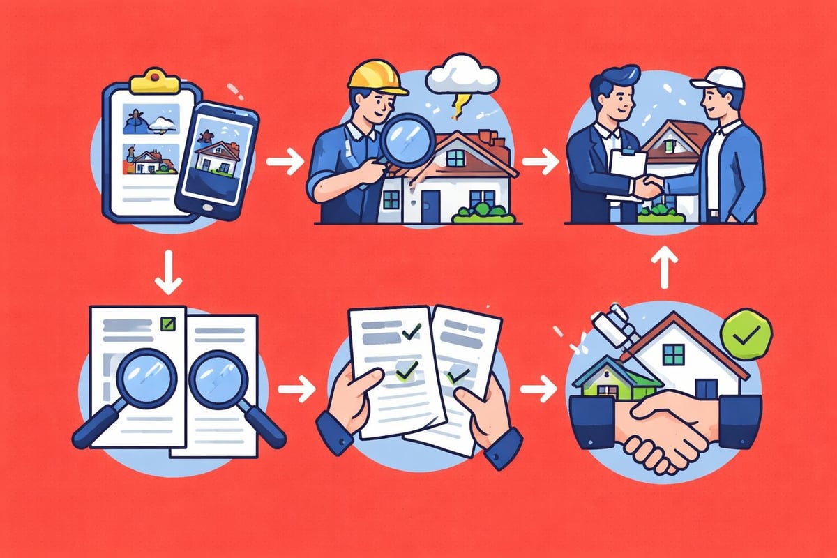 Insurance claim workflow