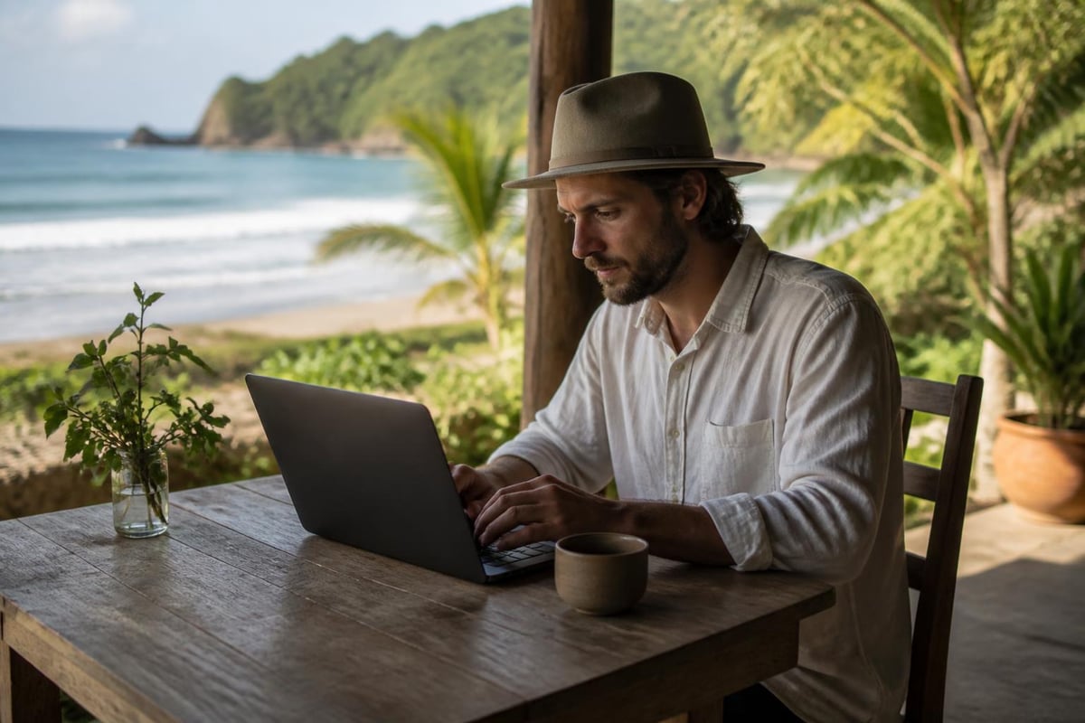Remote work income structure