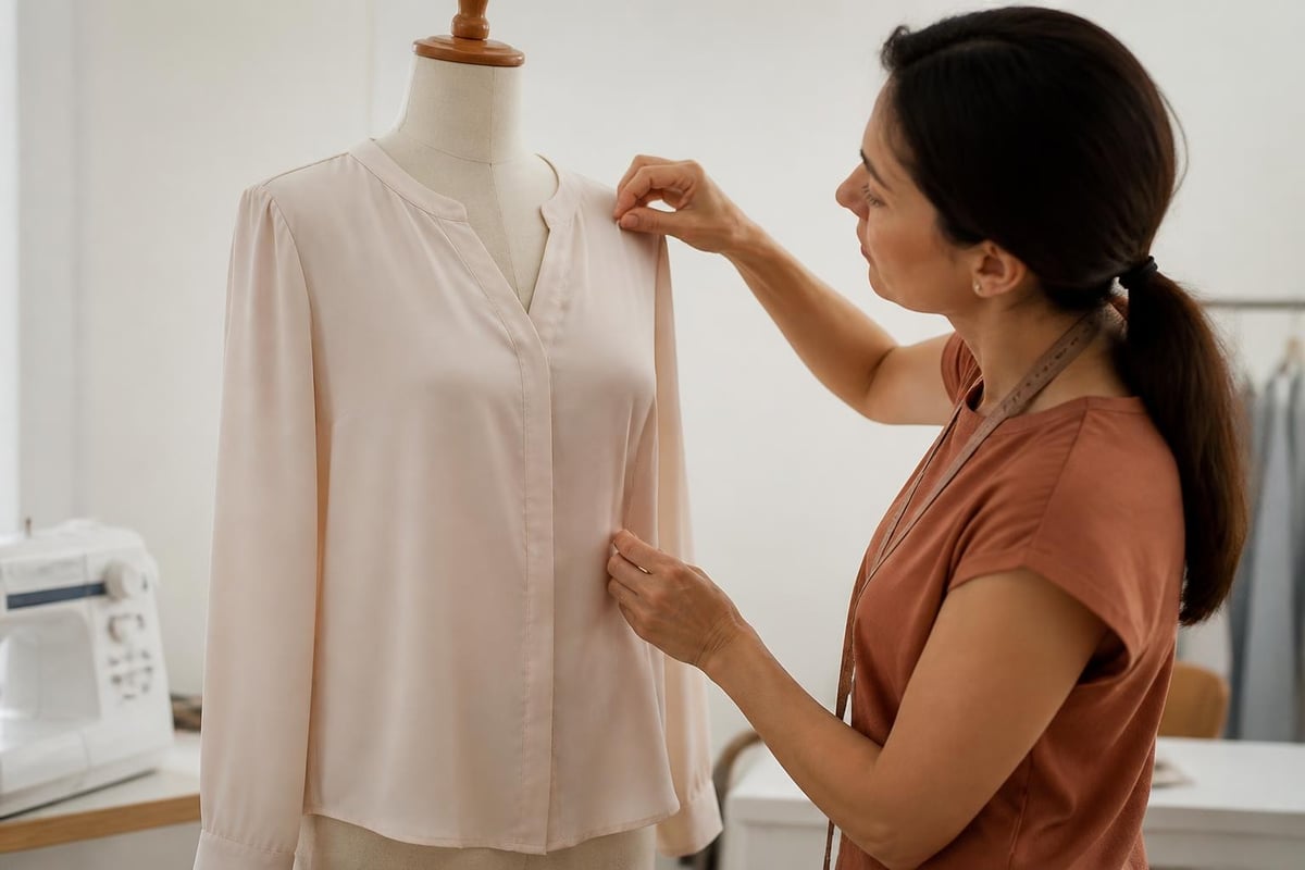 Professional blouse alteration techniques