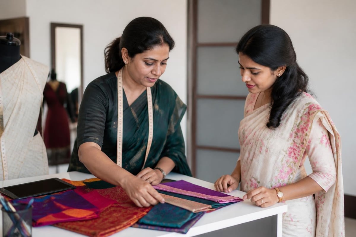 Blouse tailoring consultation
