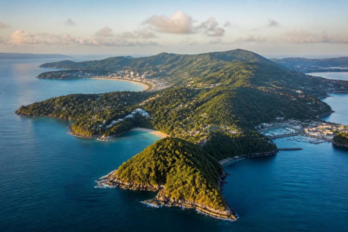 Luxury hotel zones in Phuket