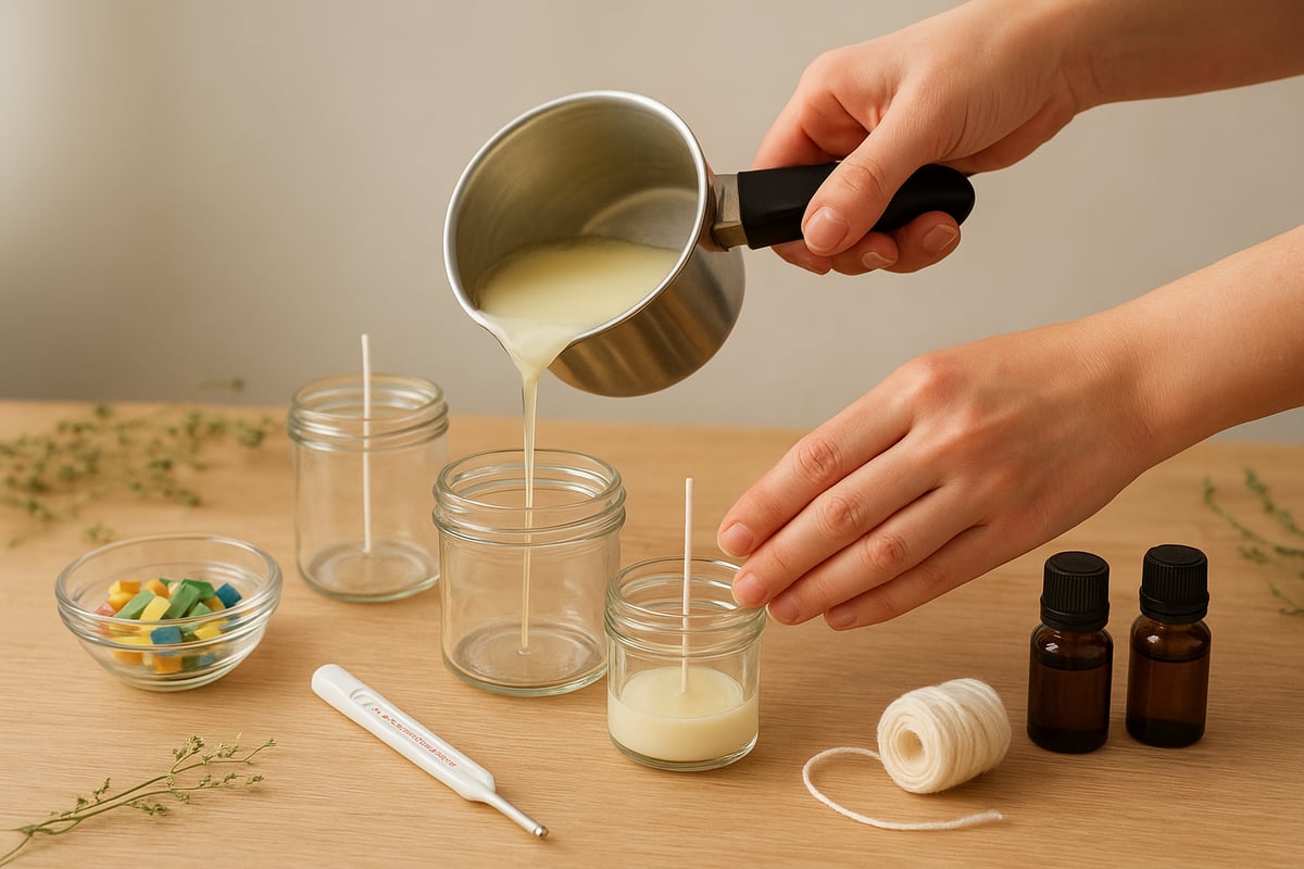 Step-by-Step Guide: Making Your First Homemade Candle