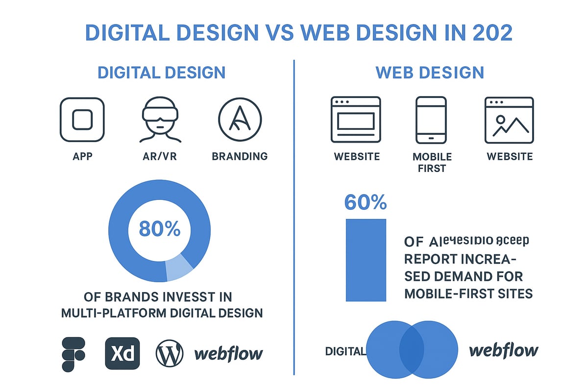 Digital and Web Design Versus: Key Differences in 2026 | Mos Web Design LLC