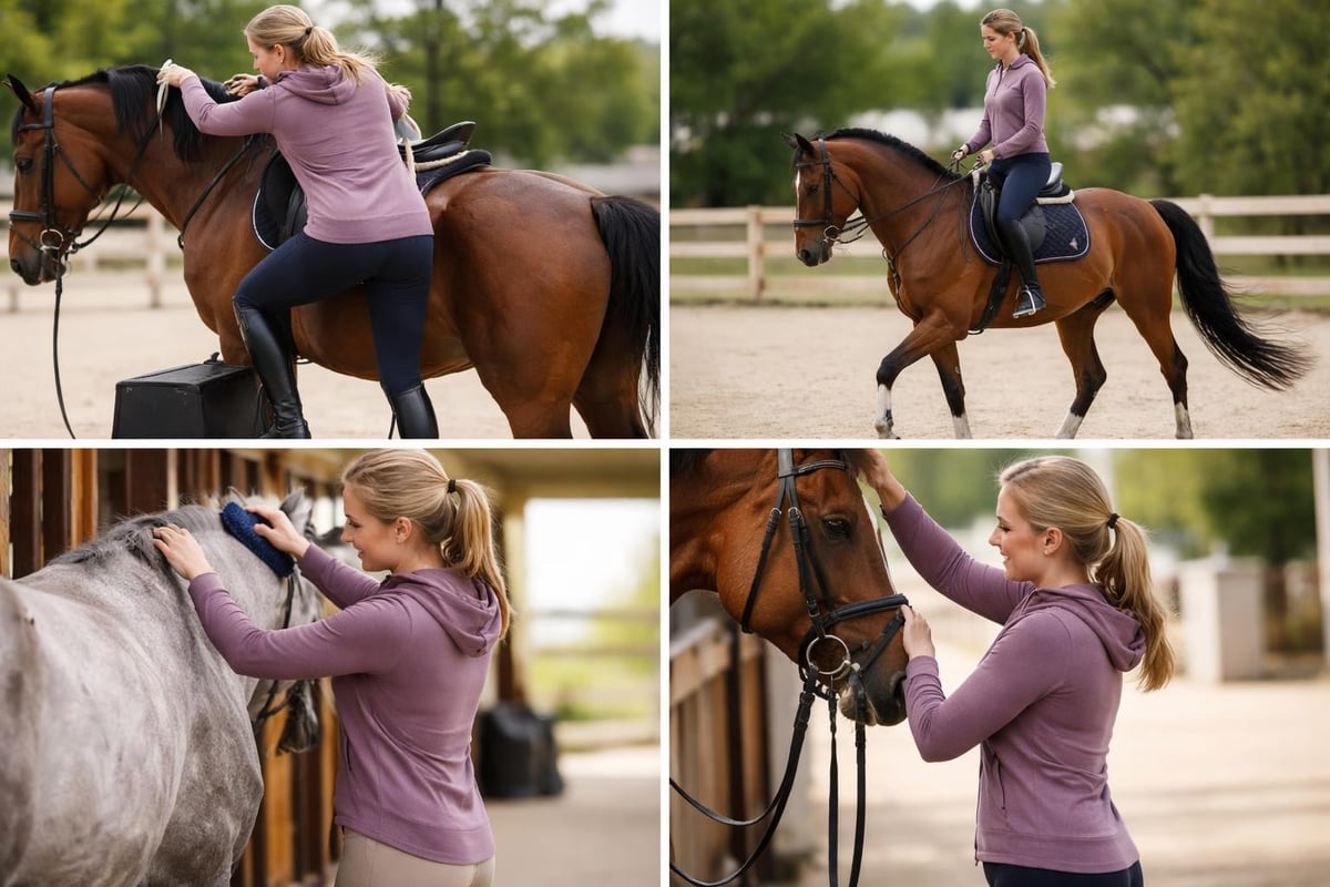 Proper fit for riding activities