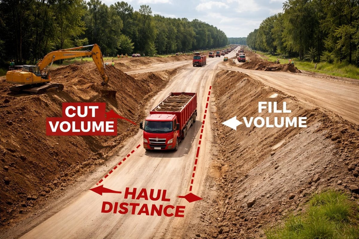 Earthwork calculation process