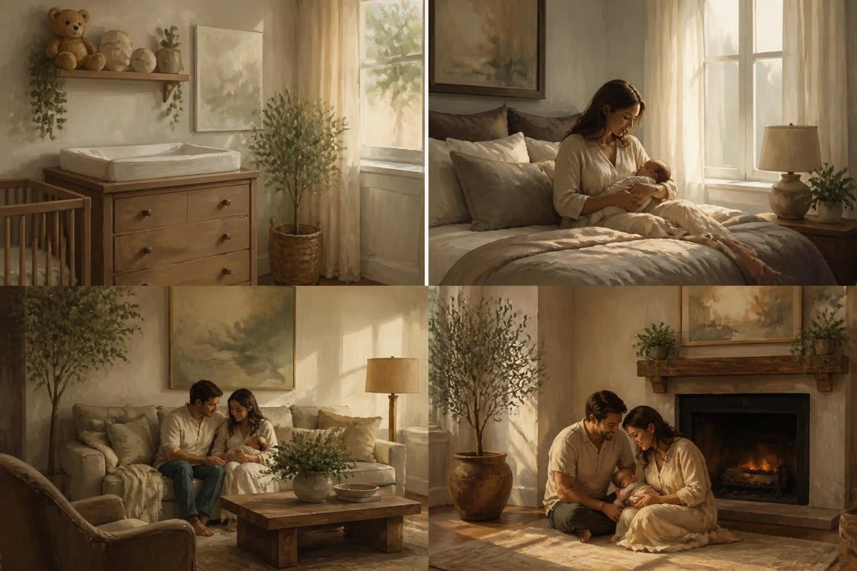 Natural light streaming through bedroom window