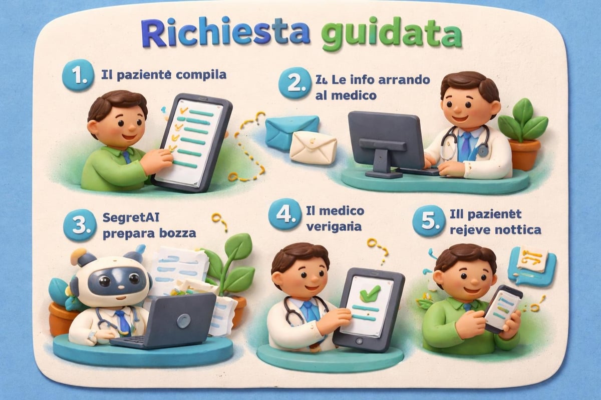 Flusso richieste guidate CuraMe Pro