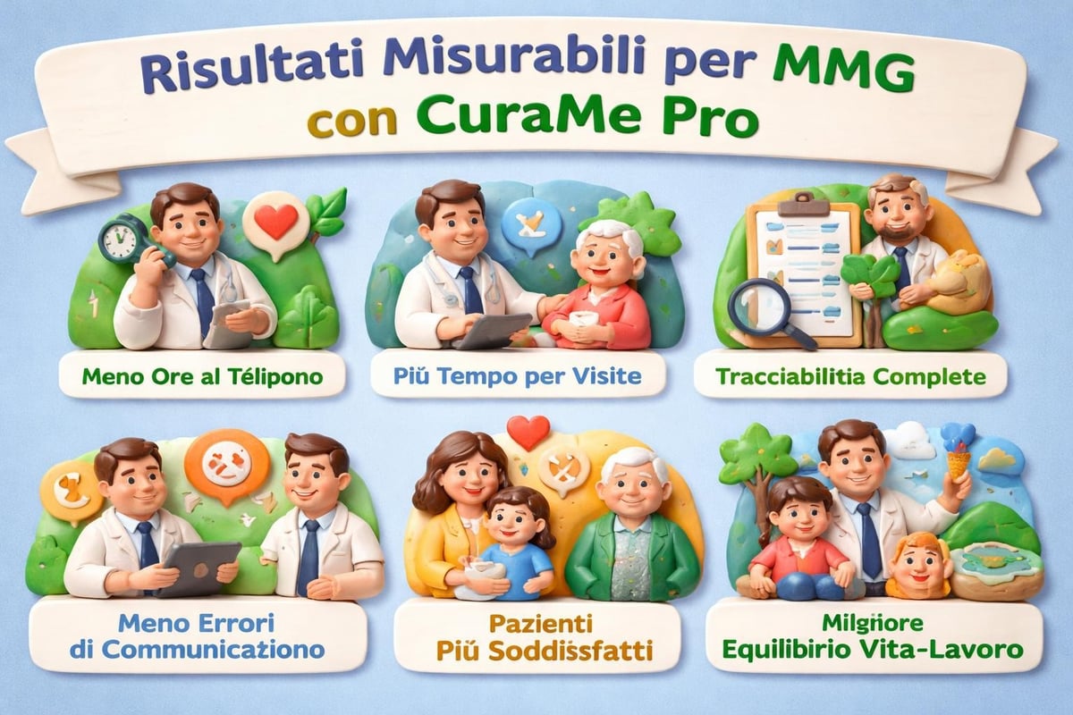 Benefici tangibili CuraMe Pro medici base