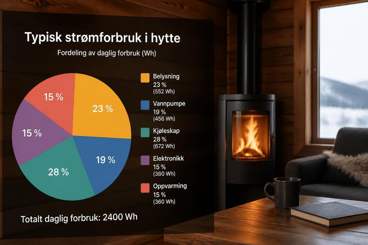 Energiforbruk hytte