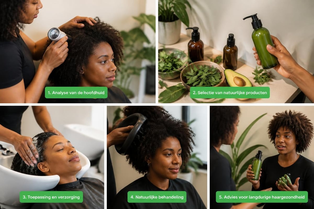 Professionele salon nature hair behandeling
