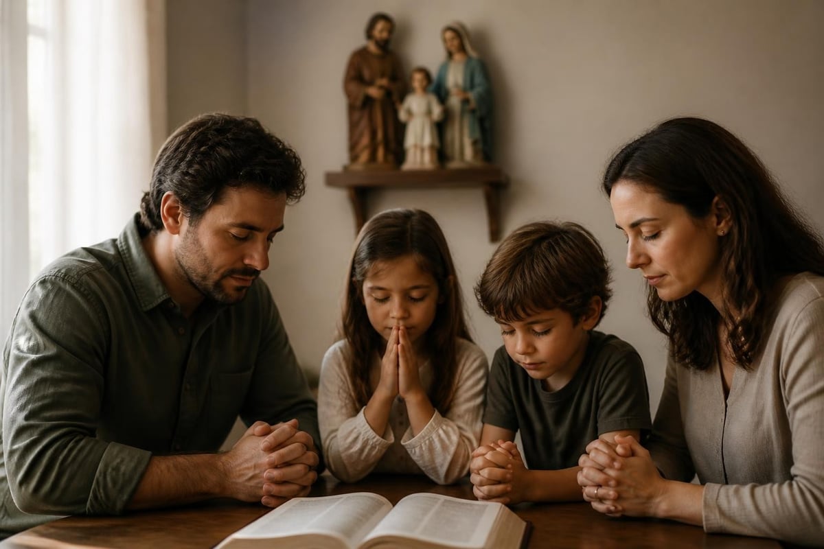 Holy Family virtues guiding modern families