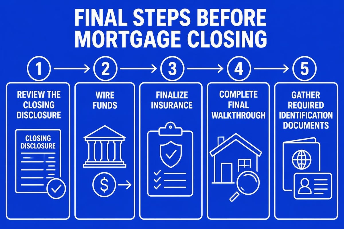 Closing day checklist