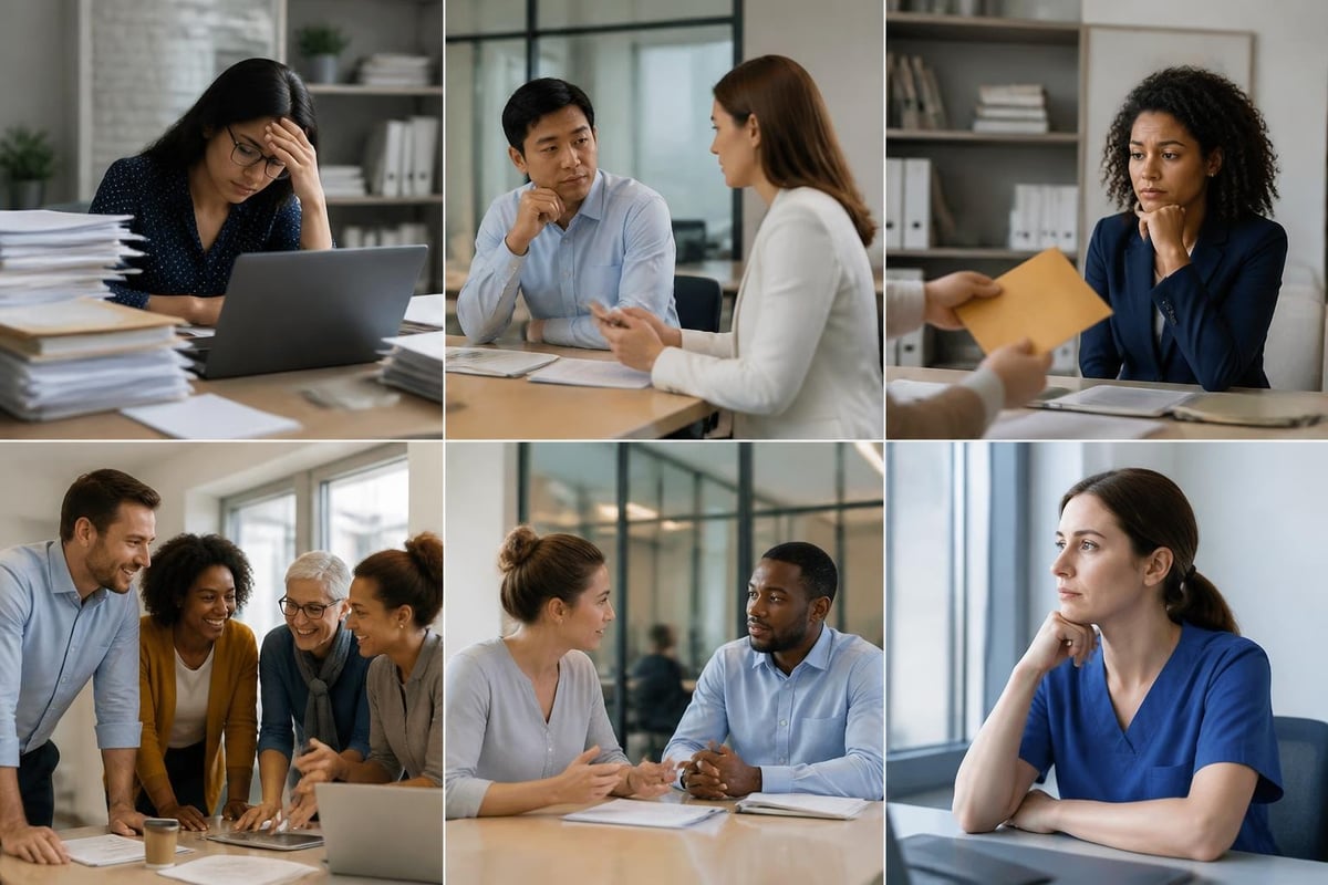 Six organizational factors contributing to employee burnout