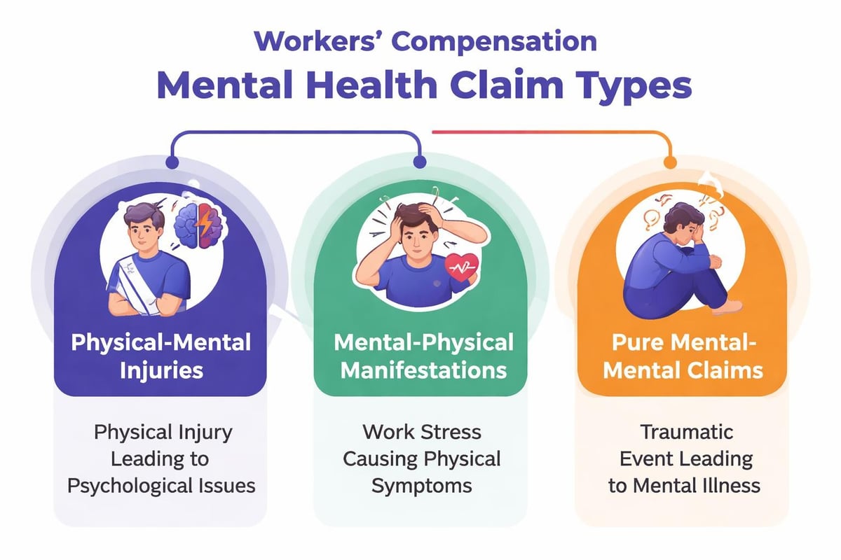 Mental health claim categories