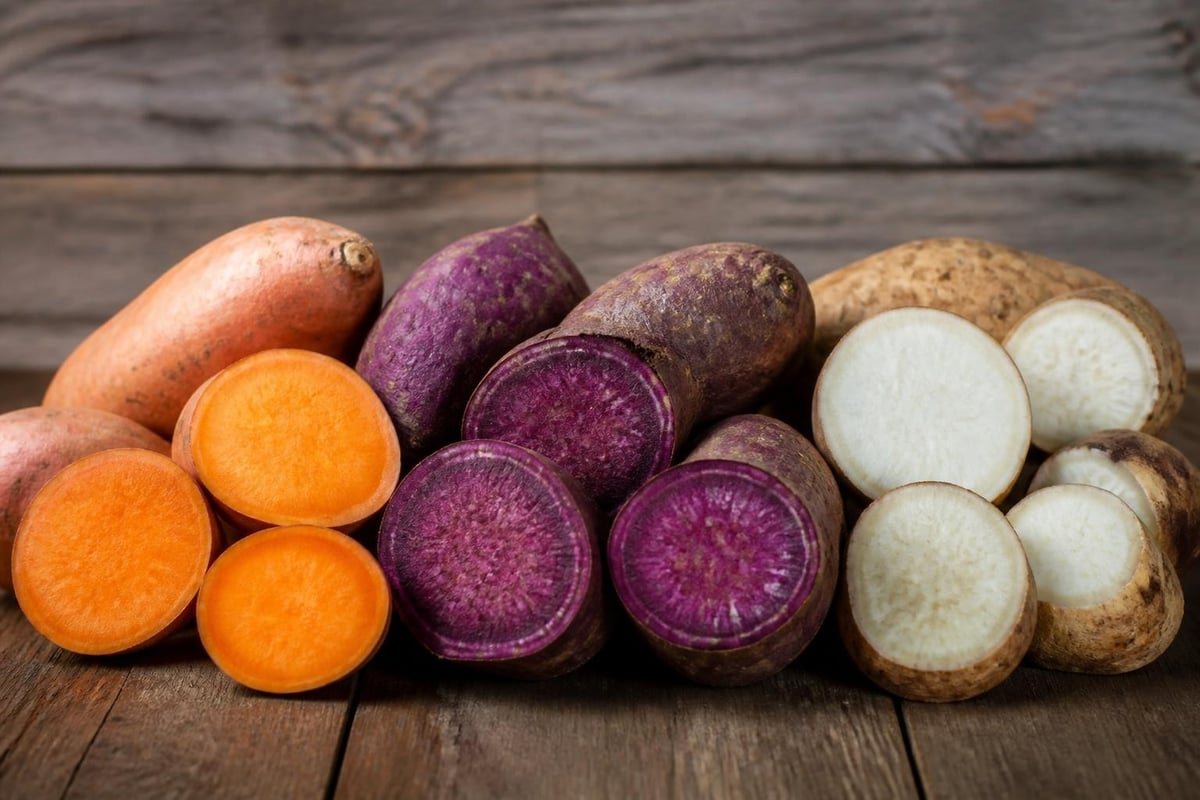 Sweet Potaties Varieties Comparison