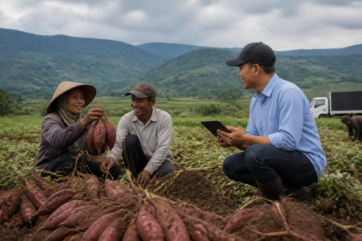 Indonesia Sweet Potatoes Farming Region